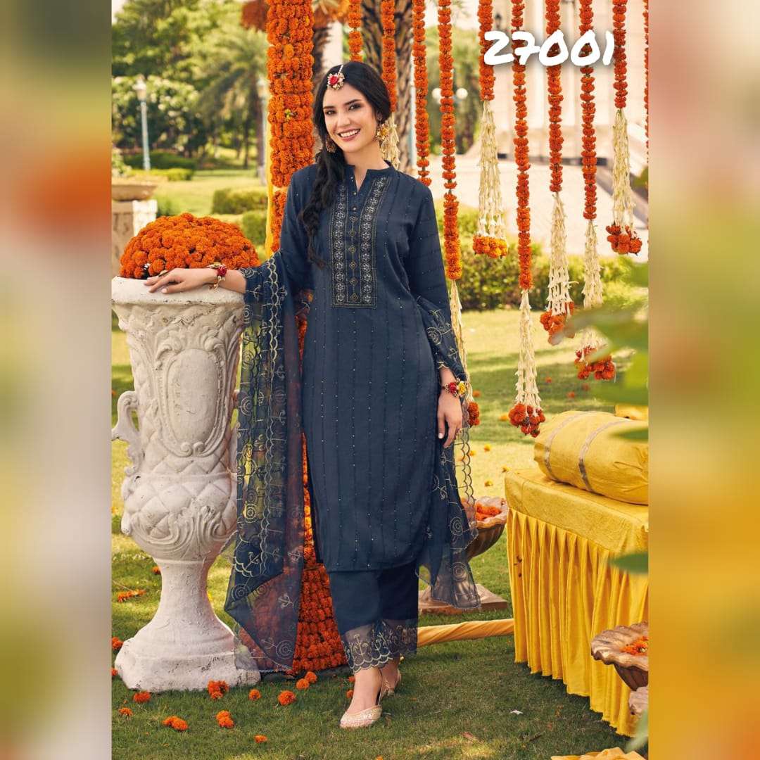 festival wear readymade suits haldi mehendi vol 4 by kalki fashion series k 27001 to k 27006 hand work dresses boutique style dresses in online