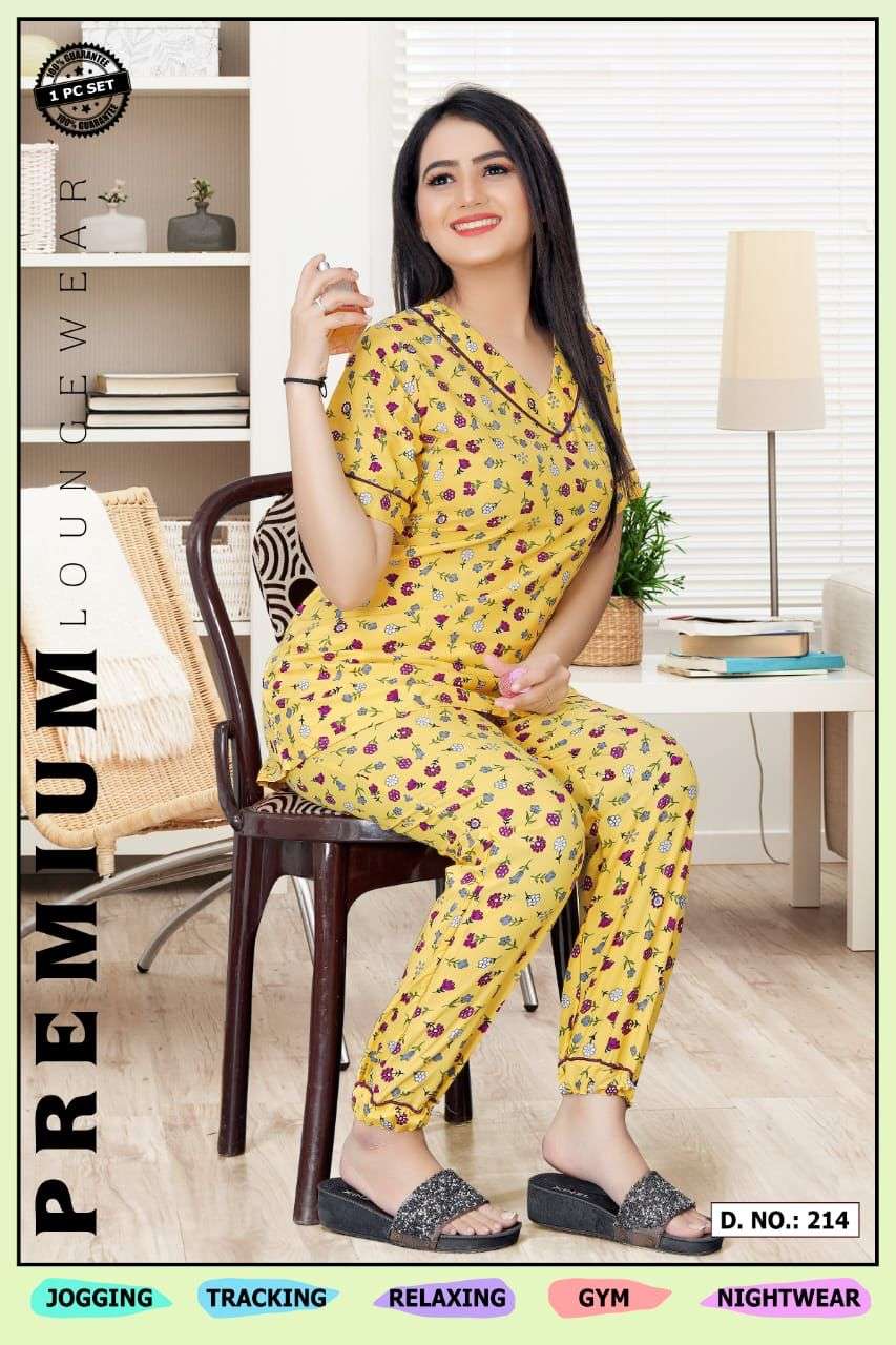 Ketki Premium Night Suits Collection coord set night suit t-shirt and pyjama for girls full pyjama same t-shirt night suit
