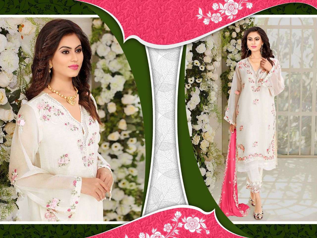 luxury pret formal wear  collection to make you unique and classy pakistani indian readymade suits collection design number 1025 white indian readymade suit pakistani readymade white colour suit