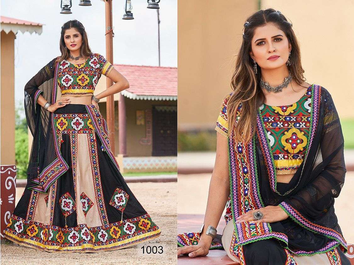 new navratri lehenga navratri chaniya choli collection fabric cotton chaniya choli partywear chaniya choli indian lehenga wear colourfull chaniya choli pattern raas leela type