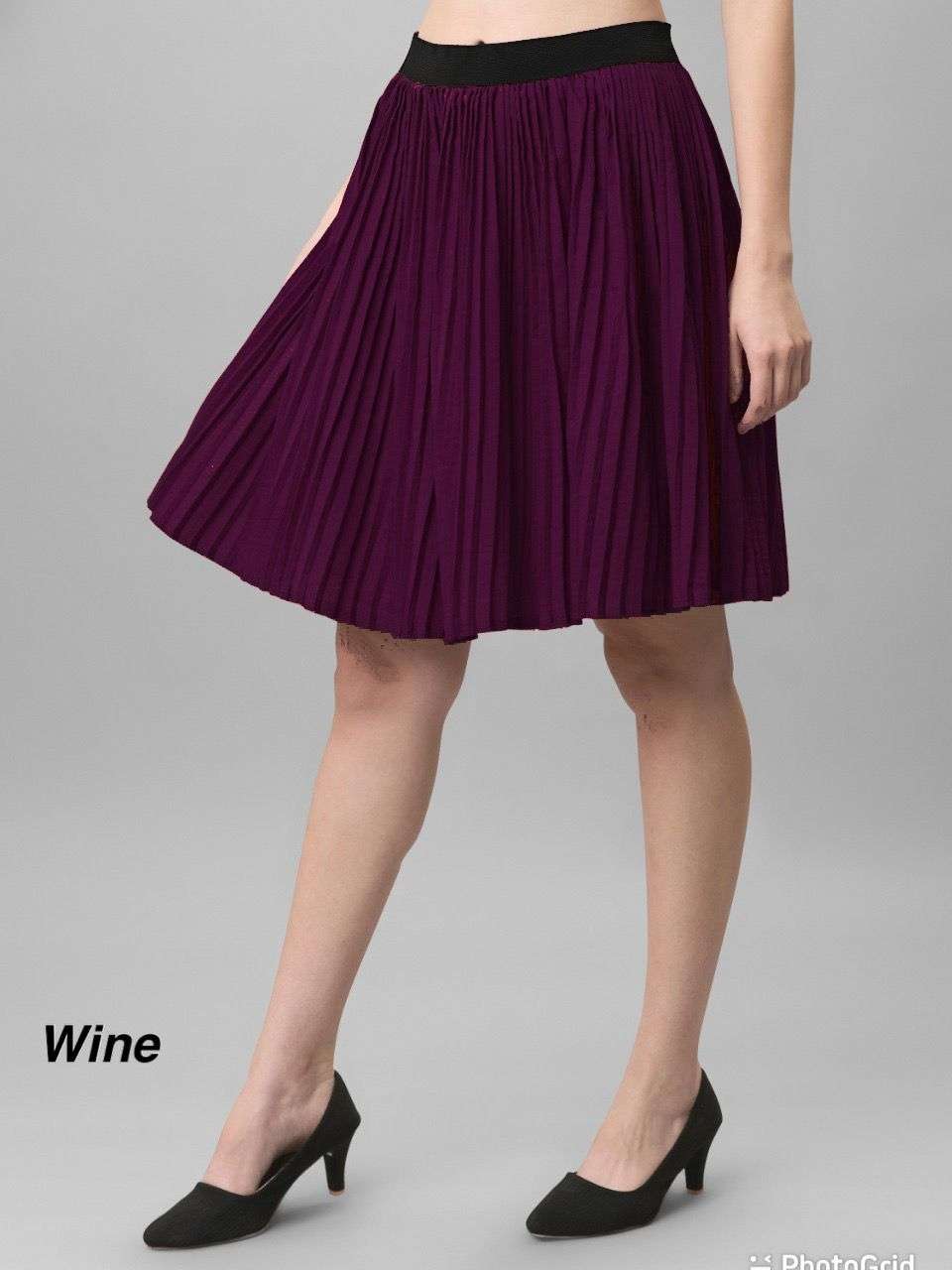 Skirt Short party wear Pleated skirt in 6 colors only skirts free size elastic waist 
