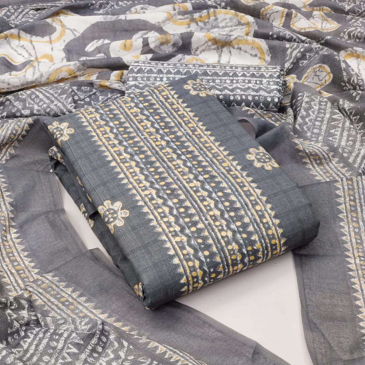 designer batik printed suits pure cotton batik printed suits collection non catalogue dresses collection