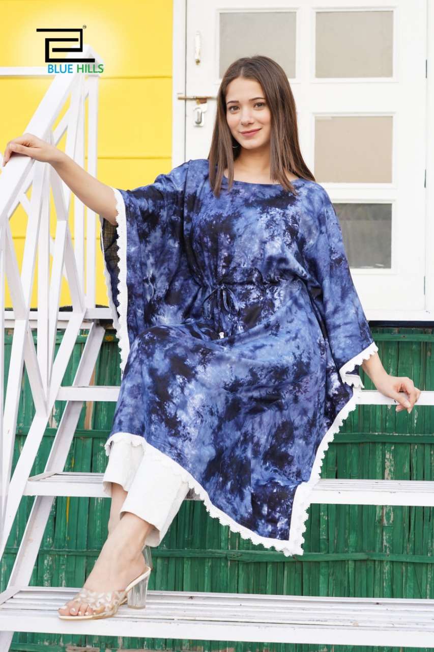 kaftan dress vol 1 heavy reyon slub free size dailywear cotton tiedie style print kaftan dailywear comfortable kaftan