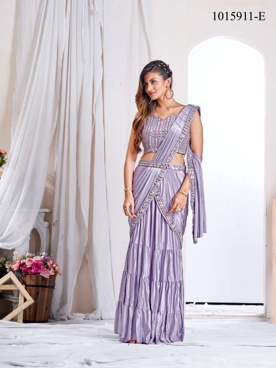 ready to wear saree design no 1015911 indian designer girlish ready to wear saree designer saree collection