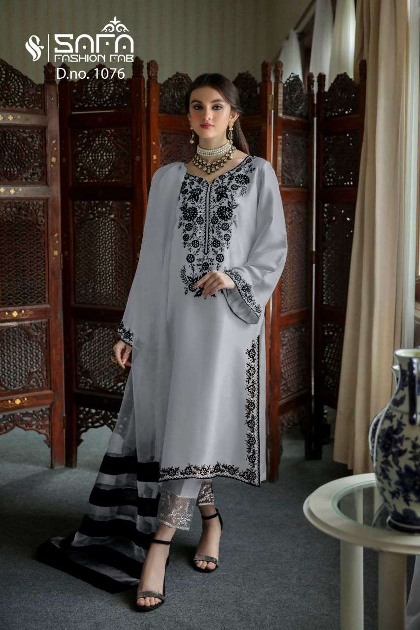 safa fashion fab design number 1076 formal wear pakistani suit readymade collection readymade dresses collection