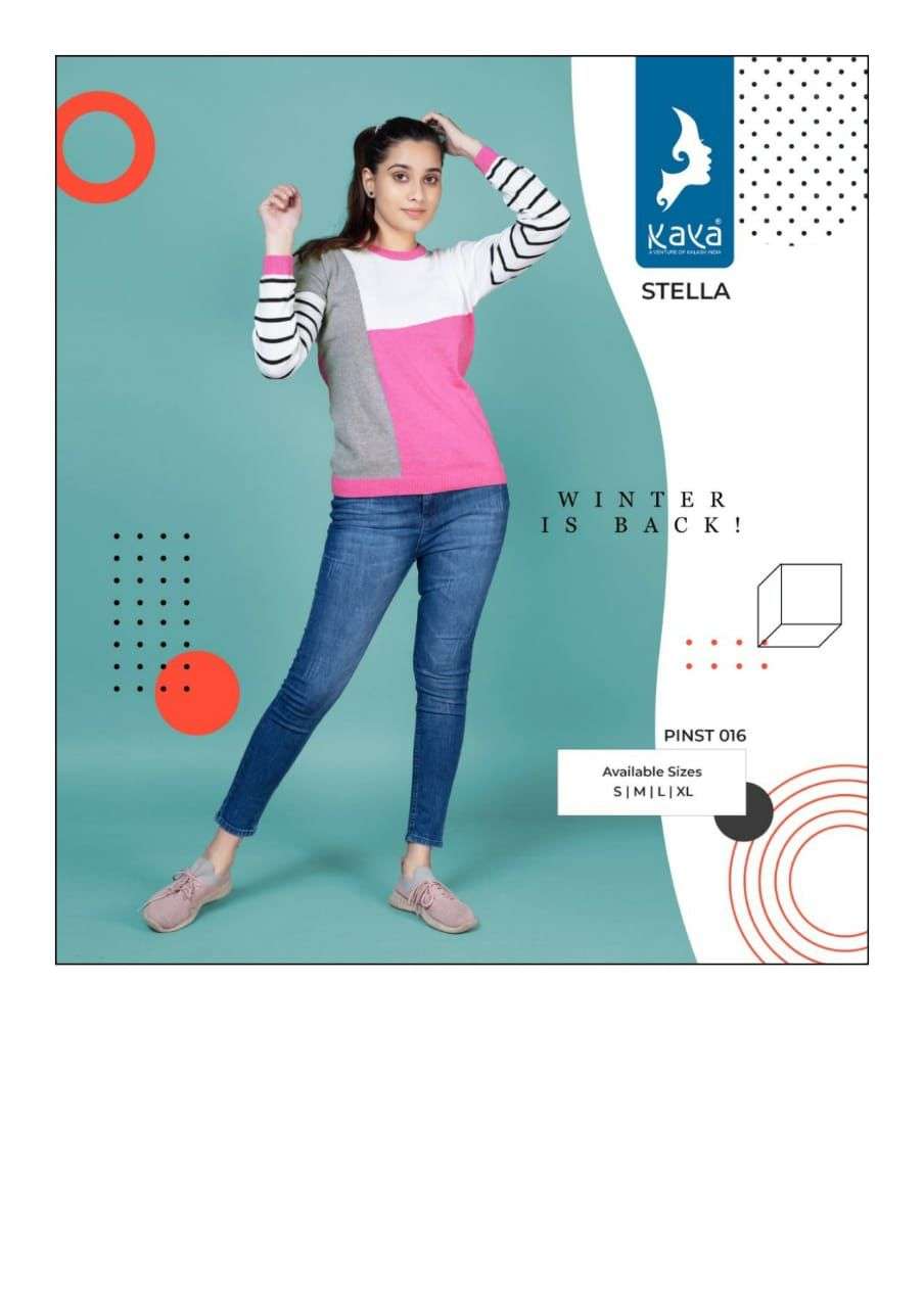 Winter is here and we are presenting sweat t shirt for your comfort Wear it and look fabulous and stylish even in winter season Catalogue Stella wollen sweaters for girls and women 