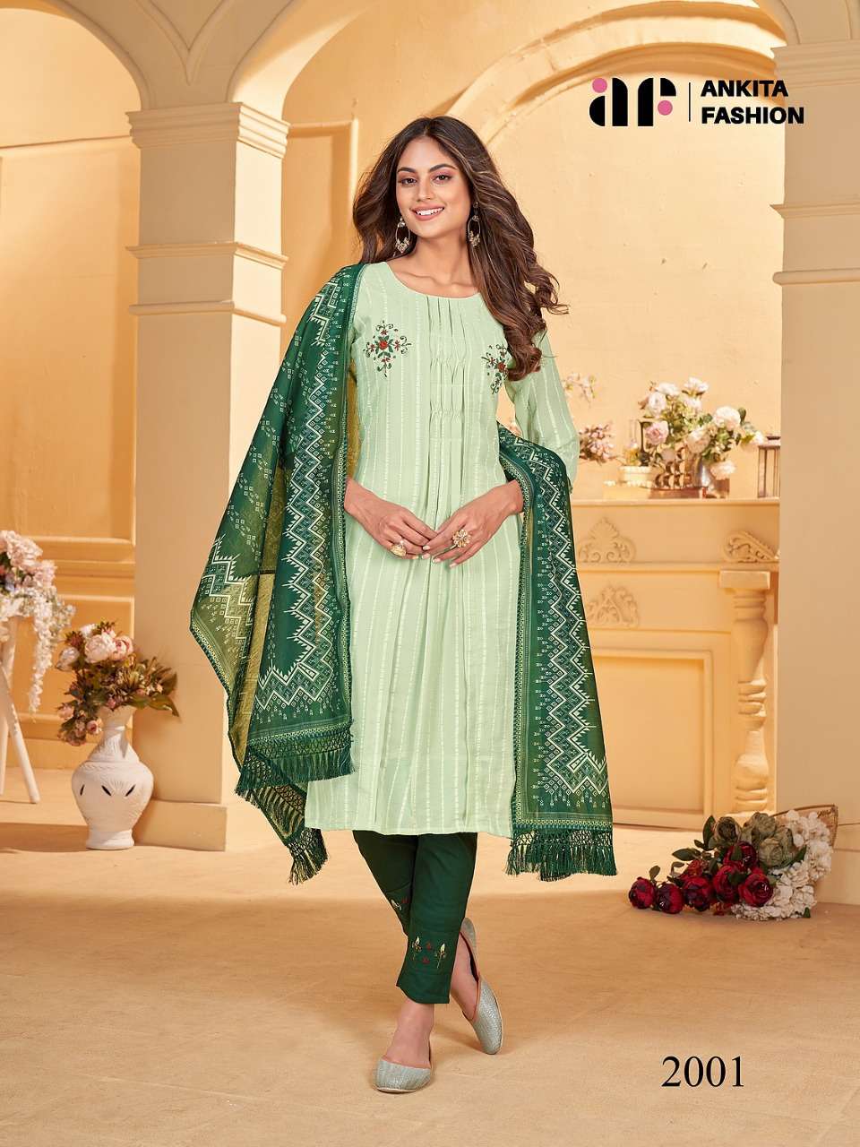 ankita fashion catalogue sargun series 2001 to 2006 readymade dress stylish straight kurtie with pant and duppta collection handwork kurtie boutique stylish readymade in affordable price