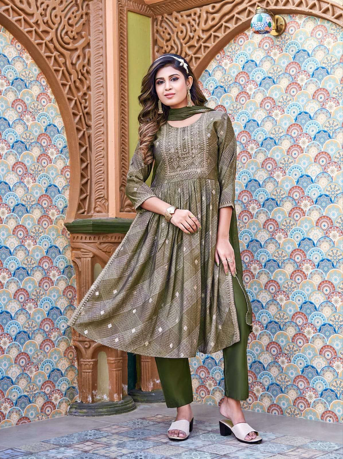 brand ossm catalogue mannat vol 2 nyra collection nayra cut readymade suits collection beautifull nyra readymade suits collection