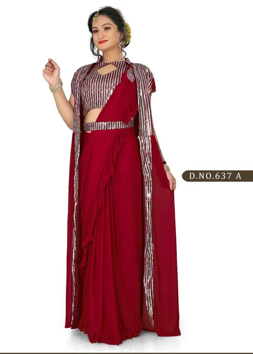 launch partywear ready to wear saree collection designer stylish partywear ready fast wearing designer saree boutique style in affordable price ready to wear saree collection