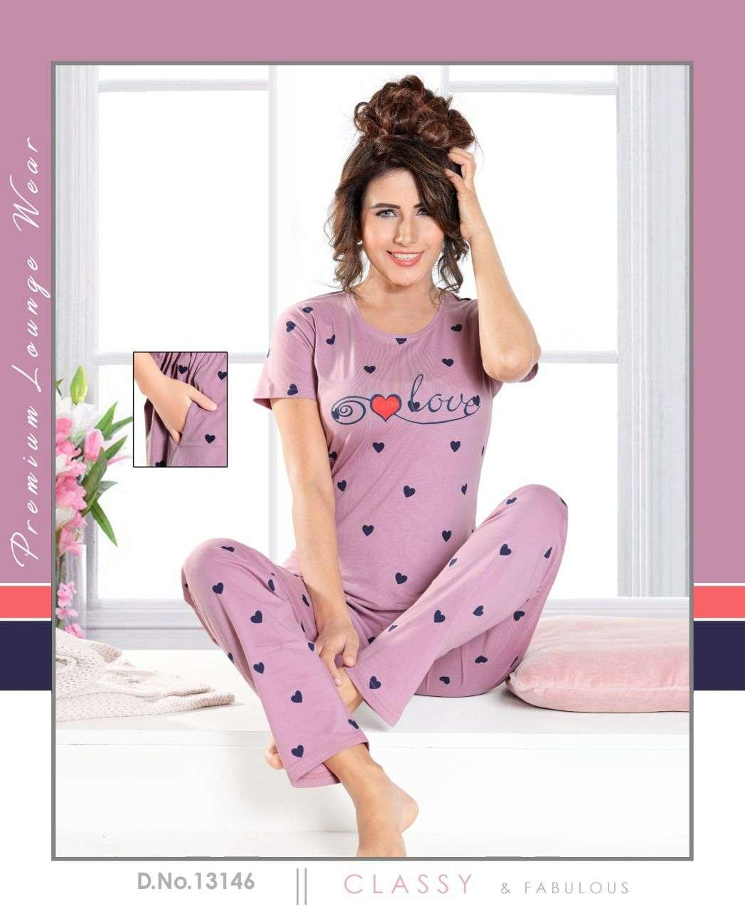 nightsuit collection for women collection mill printed hosiery cotton soft comfortable nightsuit for ladies in affordable price 