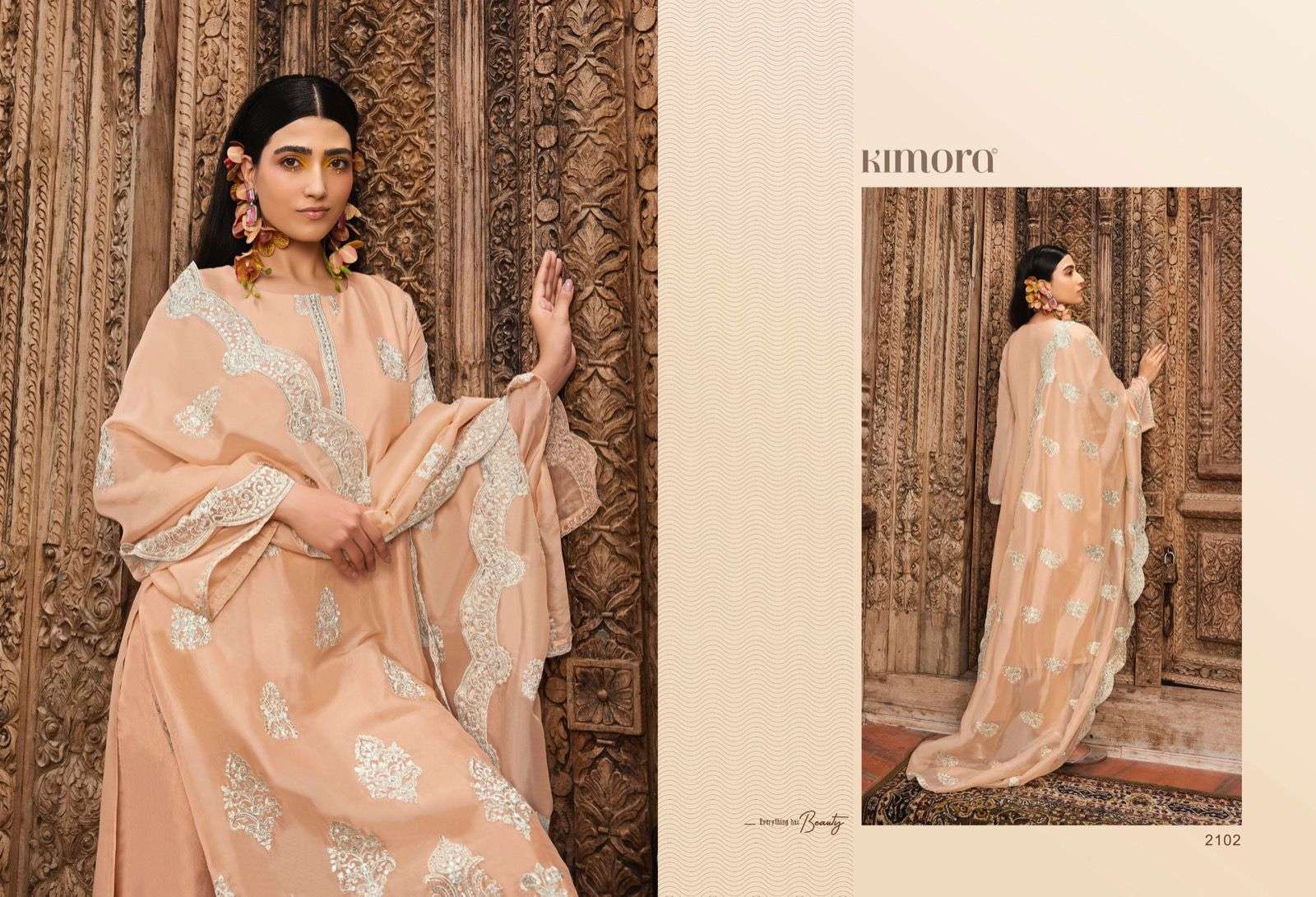 kimora catalogue ruhani series 2101 to 2108 indian catalogue brand suits collection in affordable price 