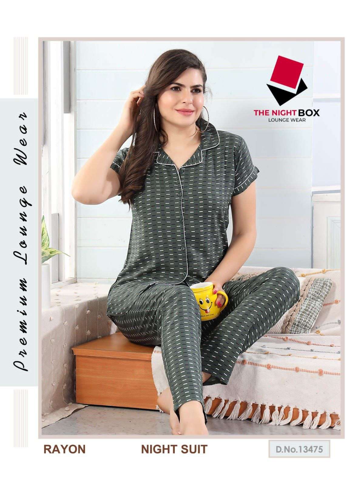 new arrival night suit front open and lower pant shirt and pajama coord set nightsuit for women in affordable price