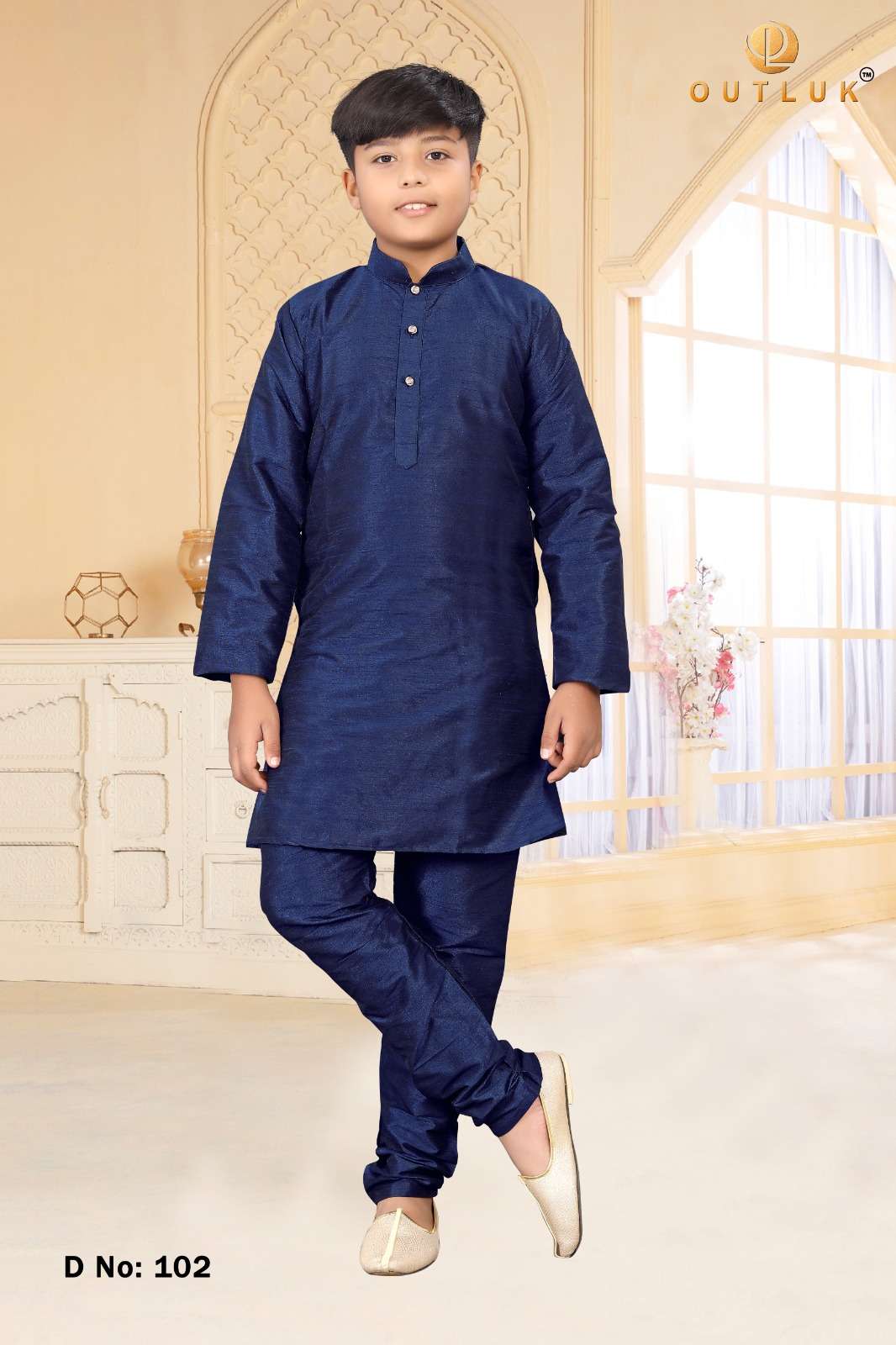 outlook kids series kurta vol 1 series 101 to 108 partywear kurta pyajama for boys age 2 to 12 years best kurta pyjama for kids boys collection affordable price