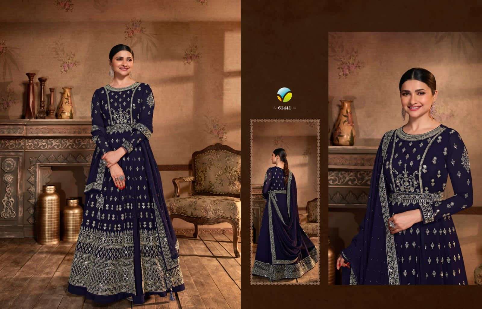 vinay fashion llp kaseesh catalogue pakeeza by kaseesh series 61441 to 61446 indian catalogue brand suits collection