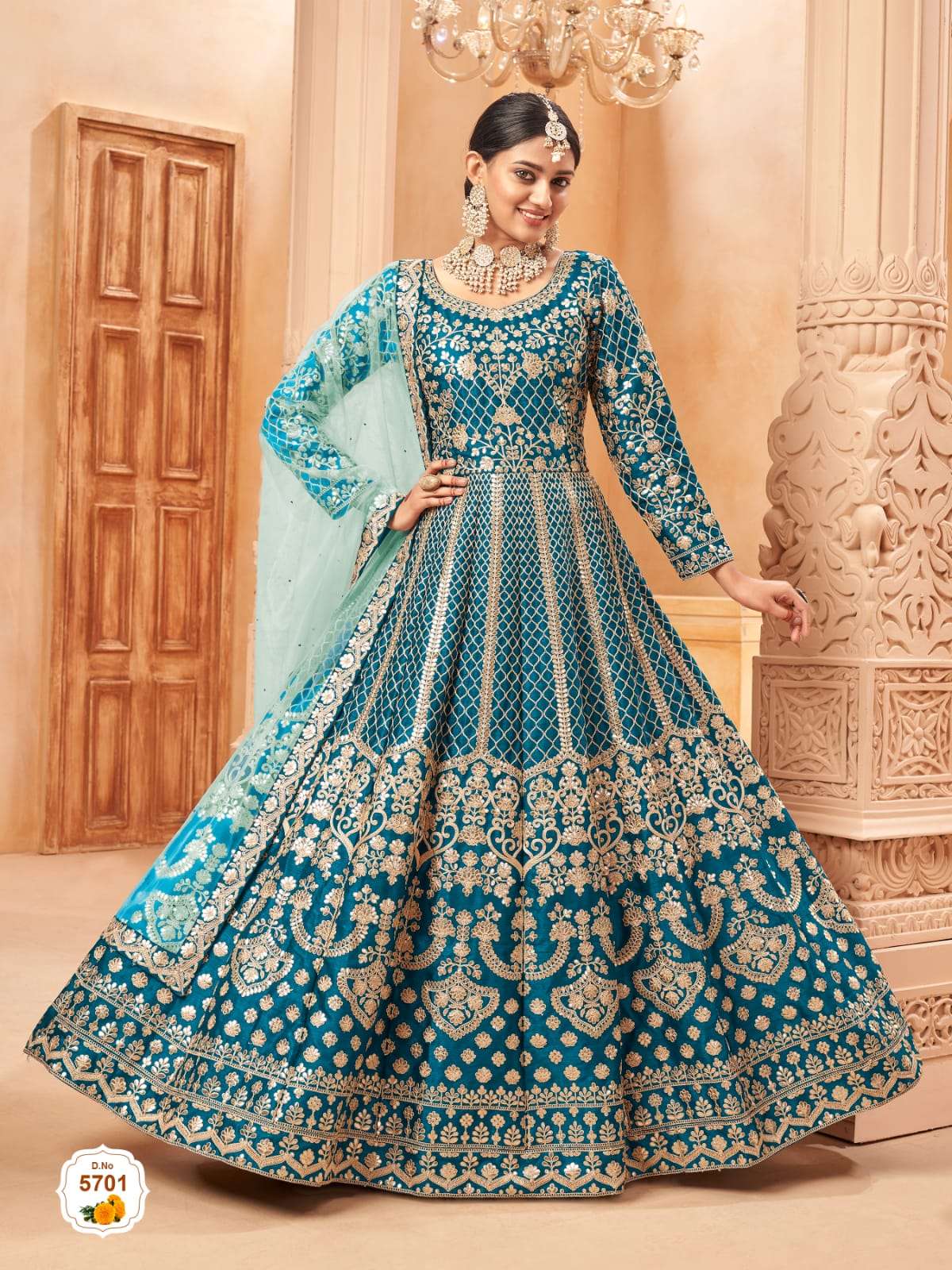 aanaya vol 157 series 5701 to 5702 aanya 5700 series designer full flair partywear anarkali stylish gown collection indian catalogue brand gown 