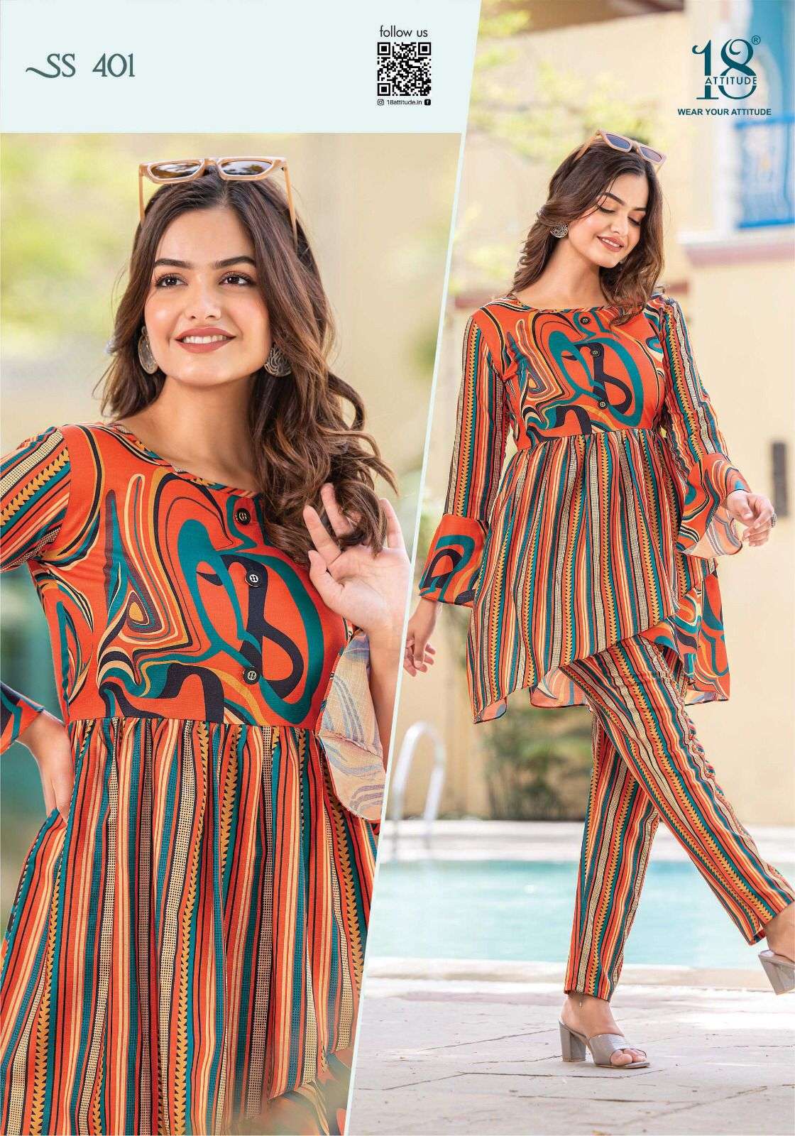 catalogue name shoo shaa vol 4 coord set designer stylish printed coord set for girls trendy coord set in best price for womens