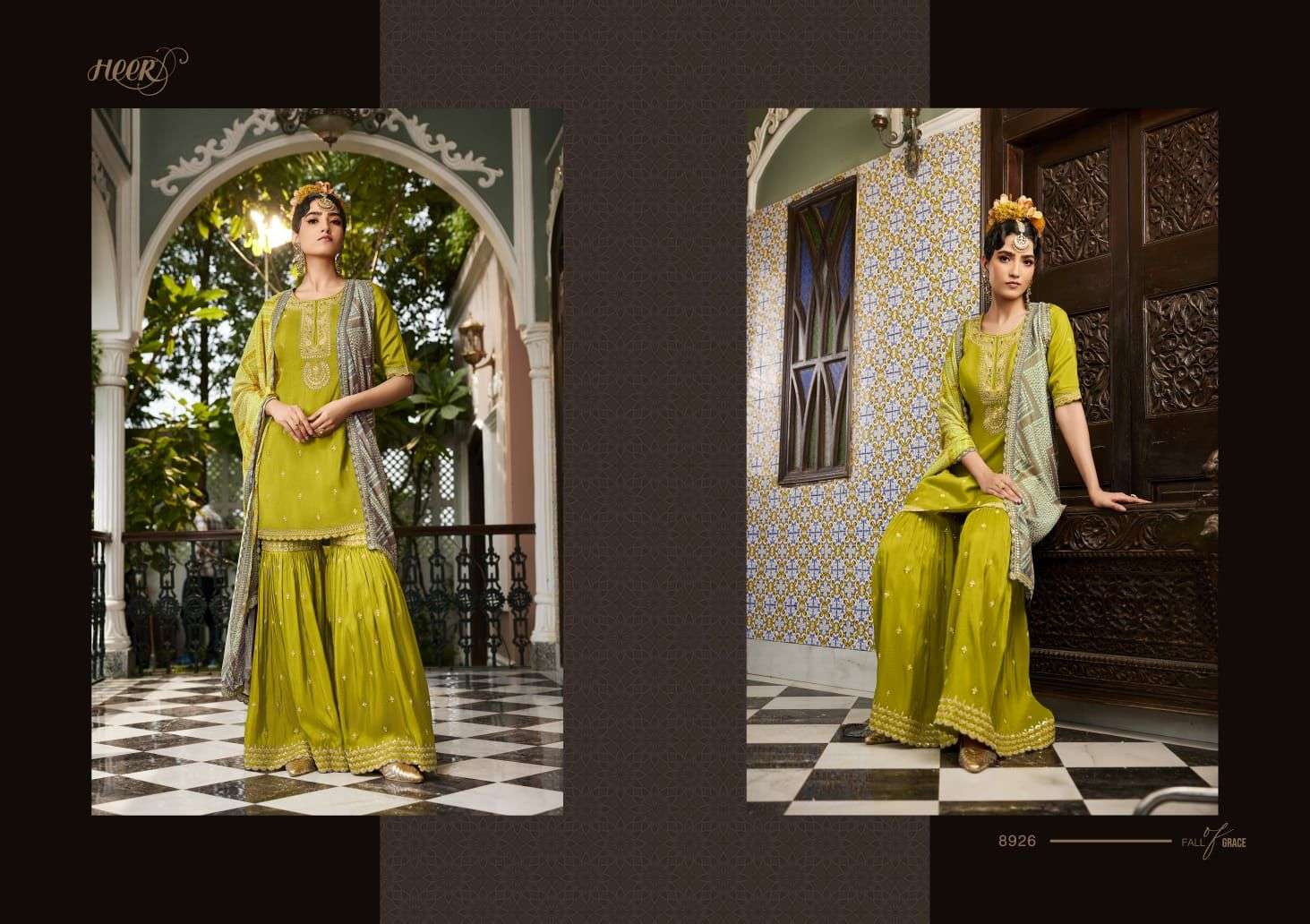 kimora heer noreen catalogue sharara suits in offer price sale catalogue suits collection