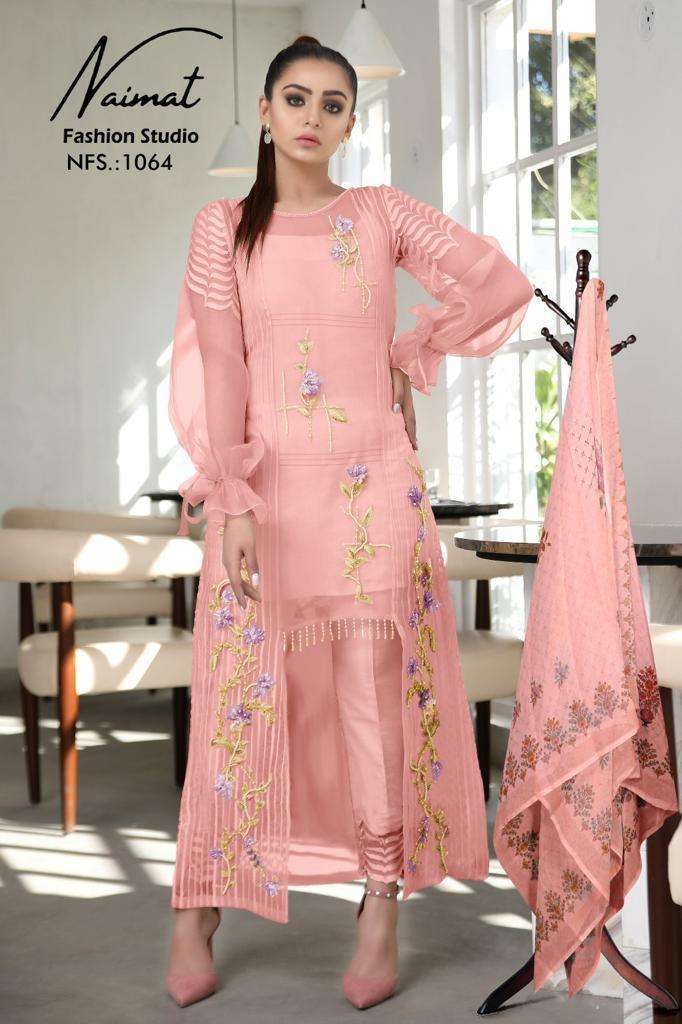 naimat fashion studio nfs 1064 stylish designer readymade pakistani suits collection 