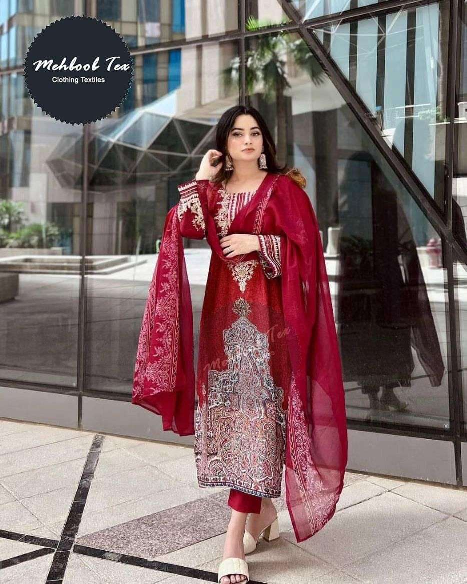 mehbbob tex mariab lawn collection 2023 vol 01  pure cotton print with exclusyself patch work pure cotton printed Pakistani suit collection