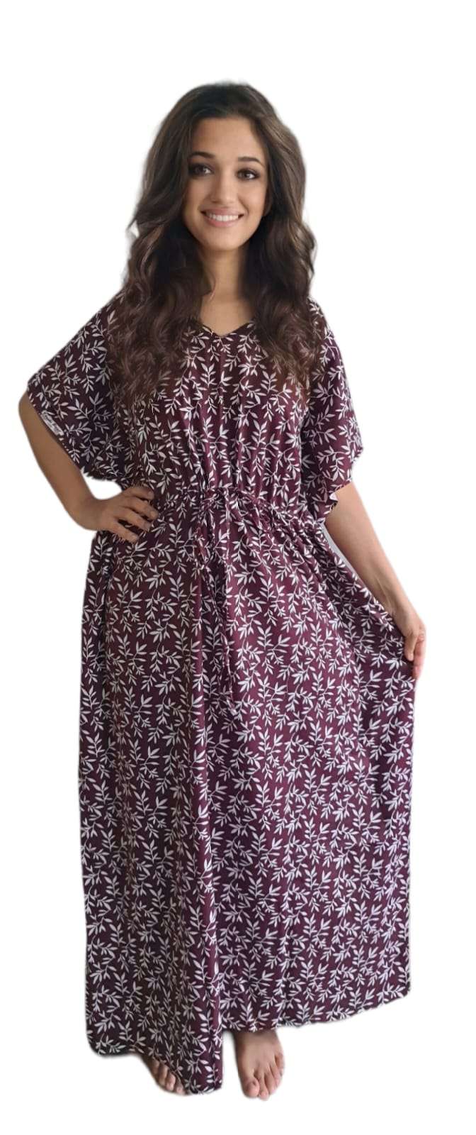 new collection of ladies kaftans pure cotton skin friendly and suitable for summer smooth printed cotton fabric with nice colours and attractive designs middle adjustable belt pure cotton free size kaftans
