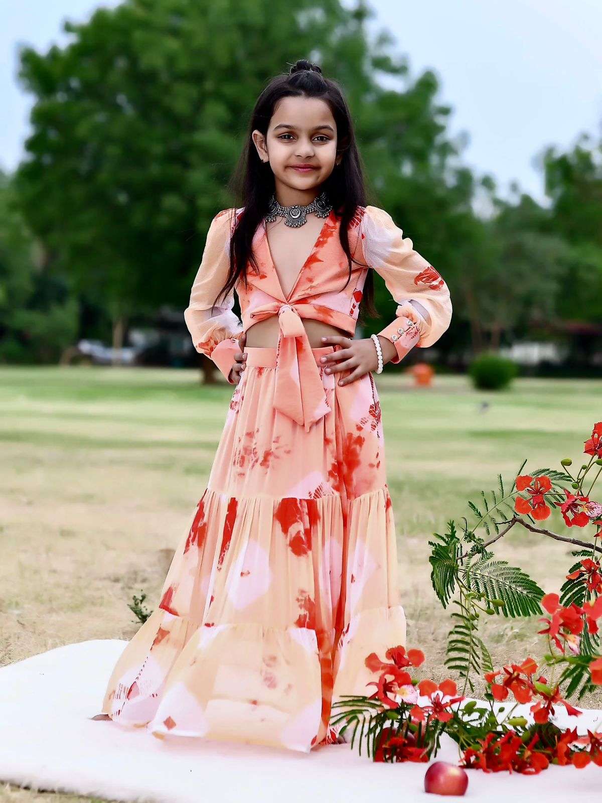 presenting new designer digital print lehenga choli in new fancy style 3 to 15 year girl lehenga choli indian lehenga for girl kids wear 