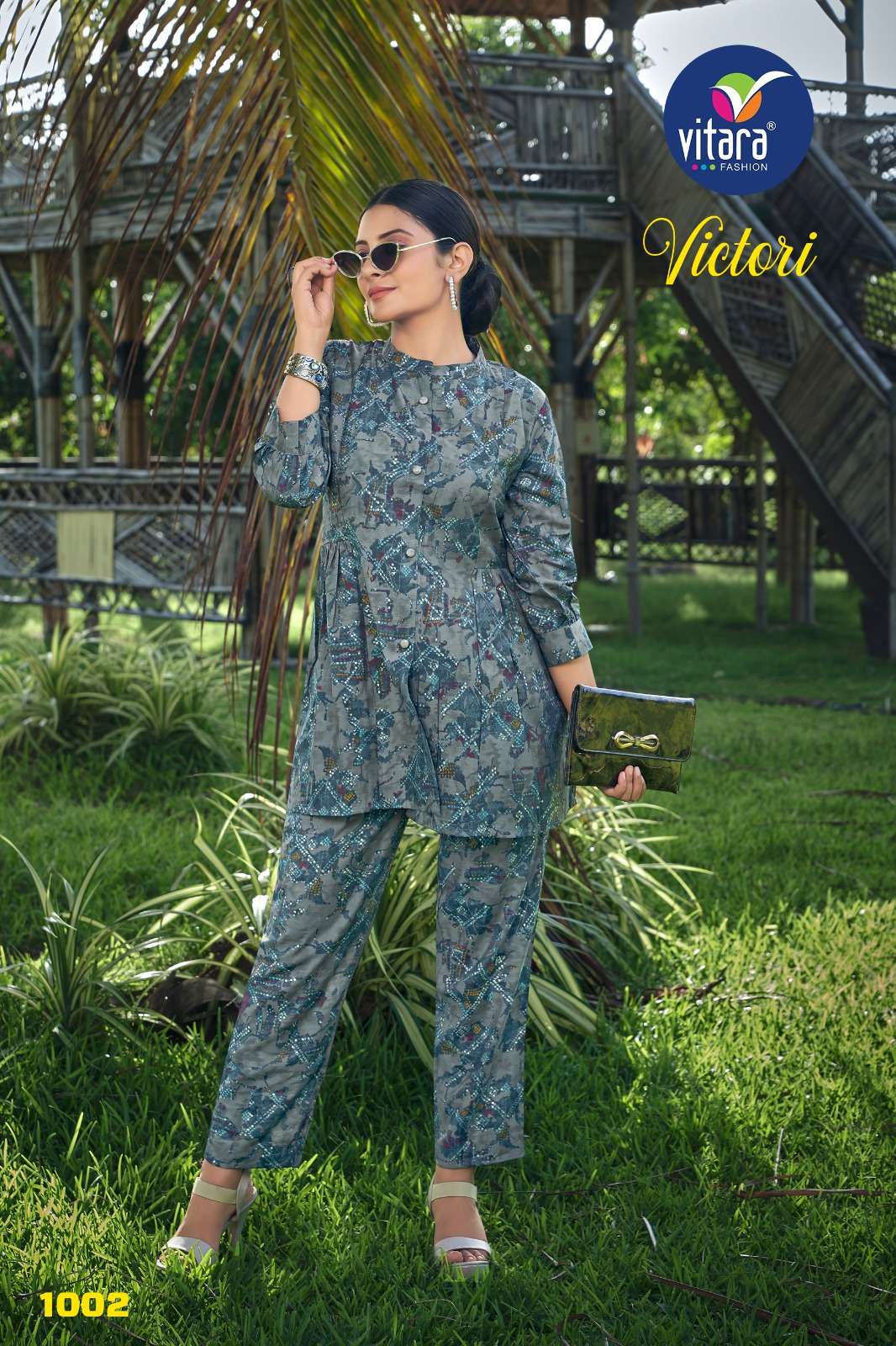 vitara fashion pick and choose coord set combo designer stylish printed pant and top coord set for women branded coord set for women collection