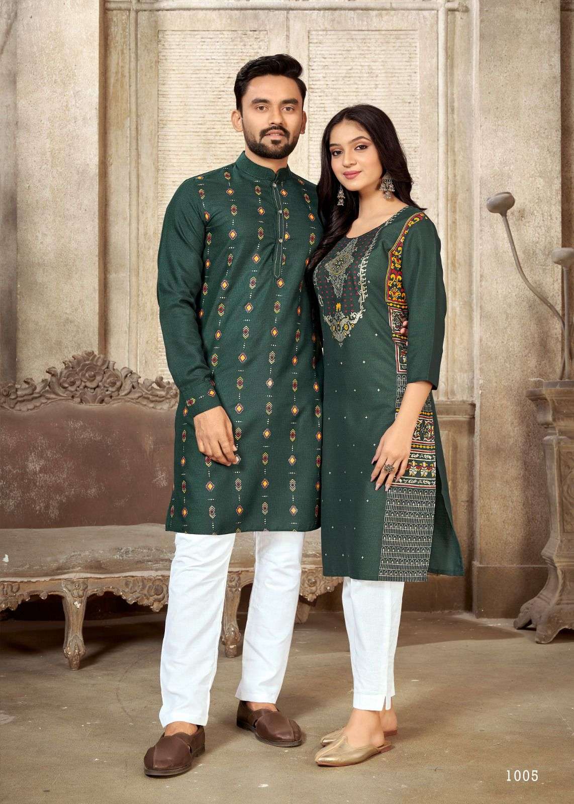 couple goals nx couple same traditional wear kurtie for women and kurta for men same twinning couples kurtie and kurta combo couple wearing same 
