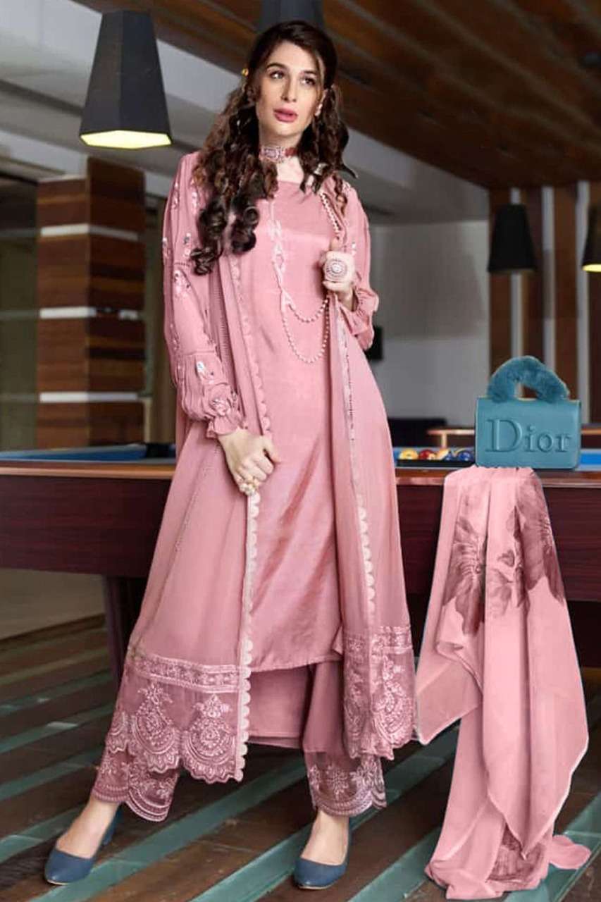 vol 147 kalidaar jacket pure georgette jacket style stylish tunic with embroidery pakistani readymade suit collection 