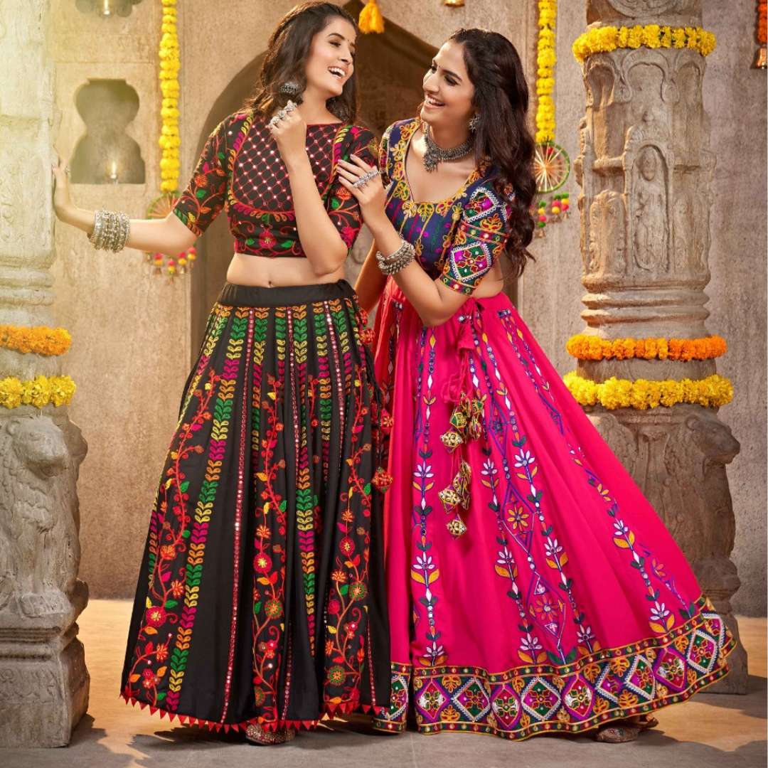 shubhakla new navratri collection raas vol 9 series 2351 to 2359 new exclusive festival wear koti style navratri collection chaniya choli collection designer heavy navratri chaniya choli collection  