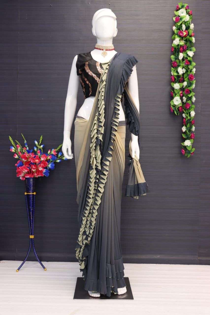 ready to wear 1 minute saree fresh launch designer partywear ready to wear saree collection heavy readymade saree  