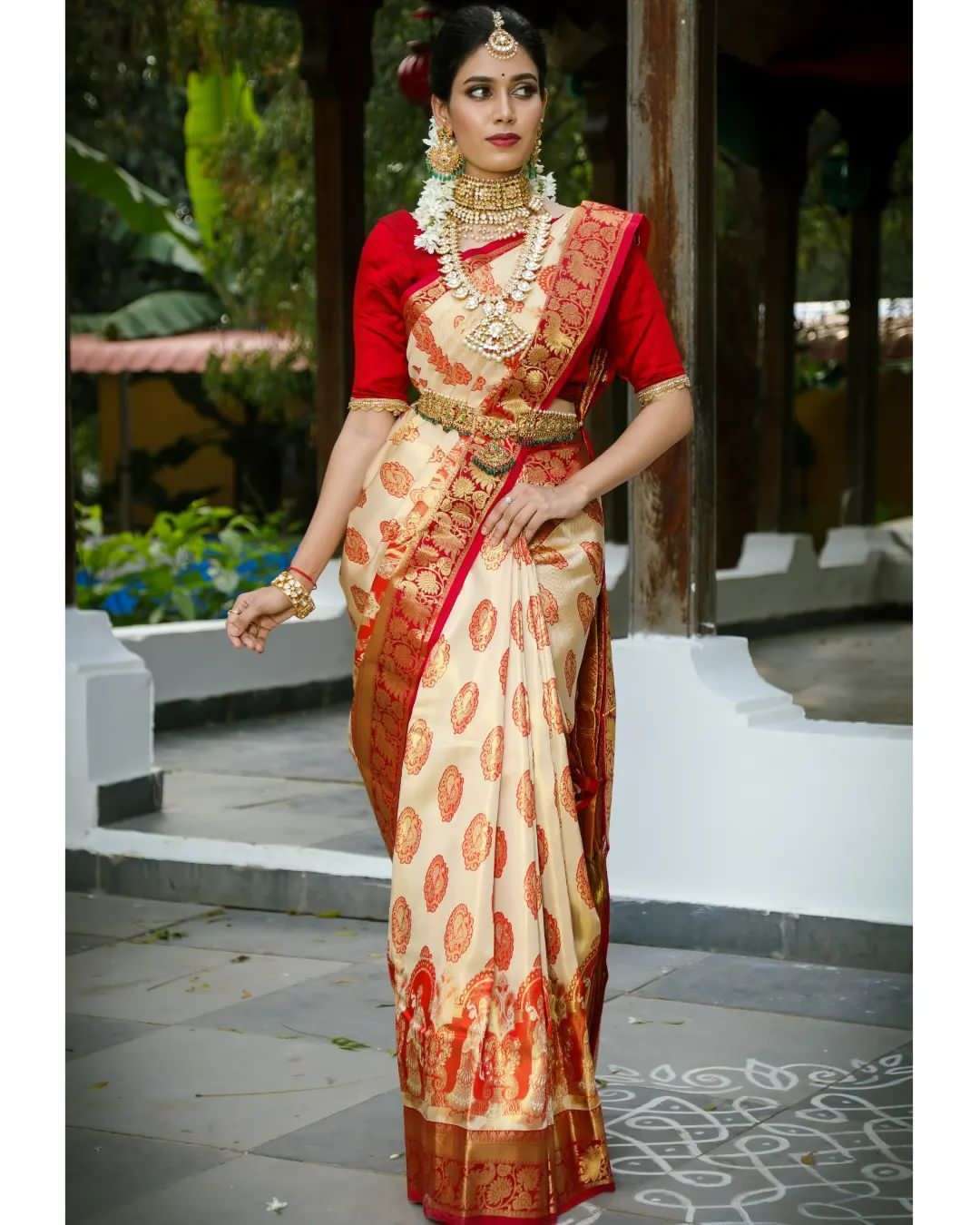 wedding season special haldi special saree lunch saree fabric soft lichi silk stylish haldi function wearable saree collection soft lichi silk saree banarasi saree 