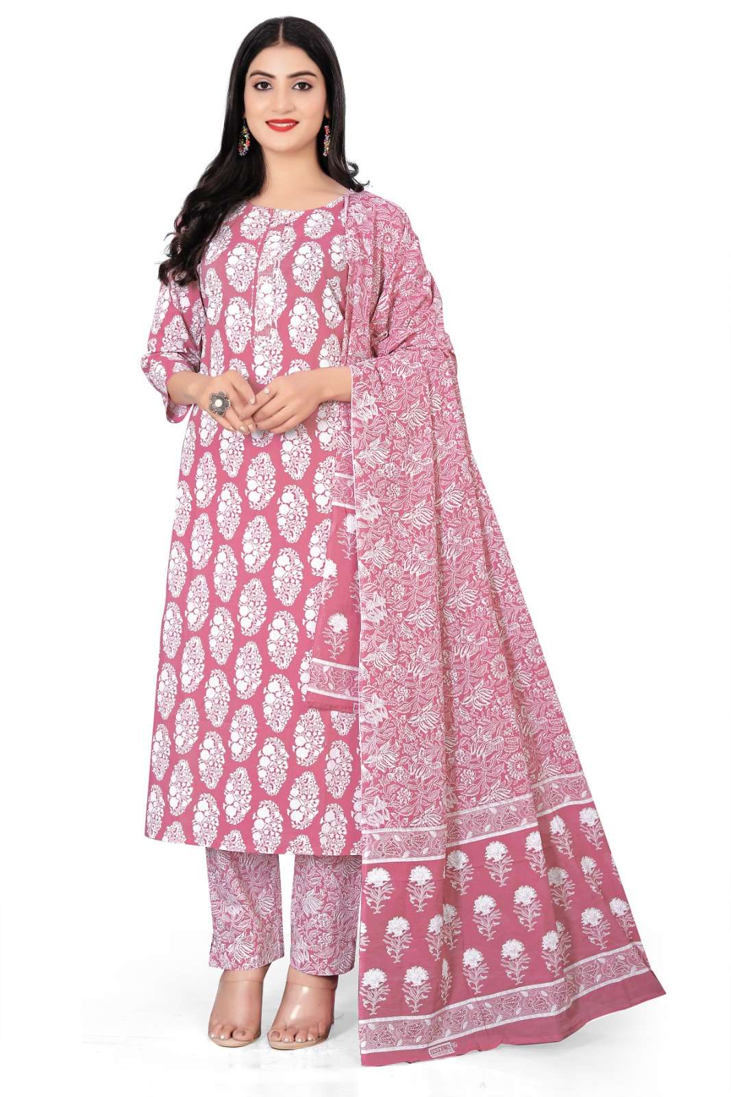 partywear official western wear traditional look fabric pure cotton package contains kurti pent dupatta size m to xl pure cotton readymade kurtie 