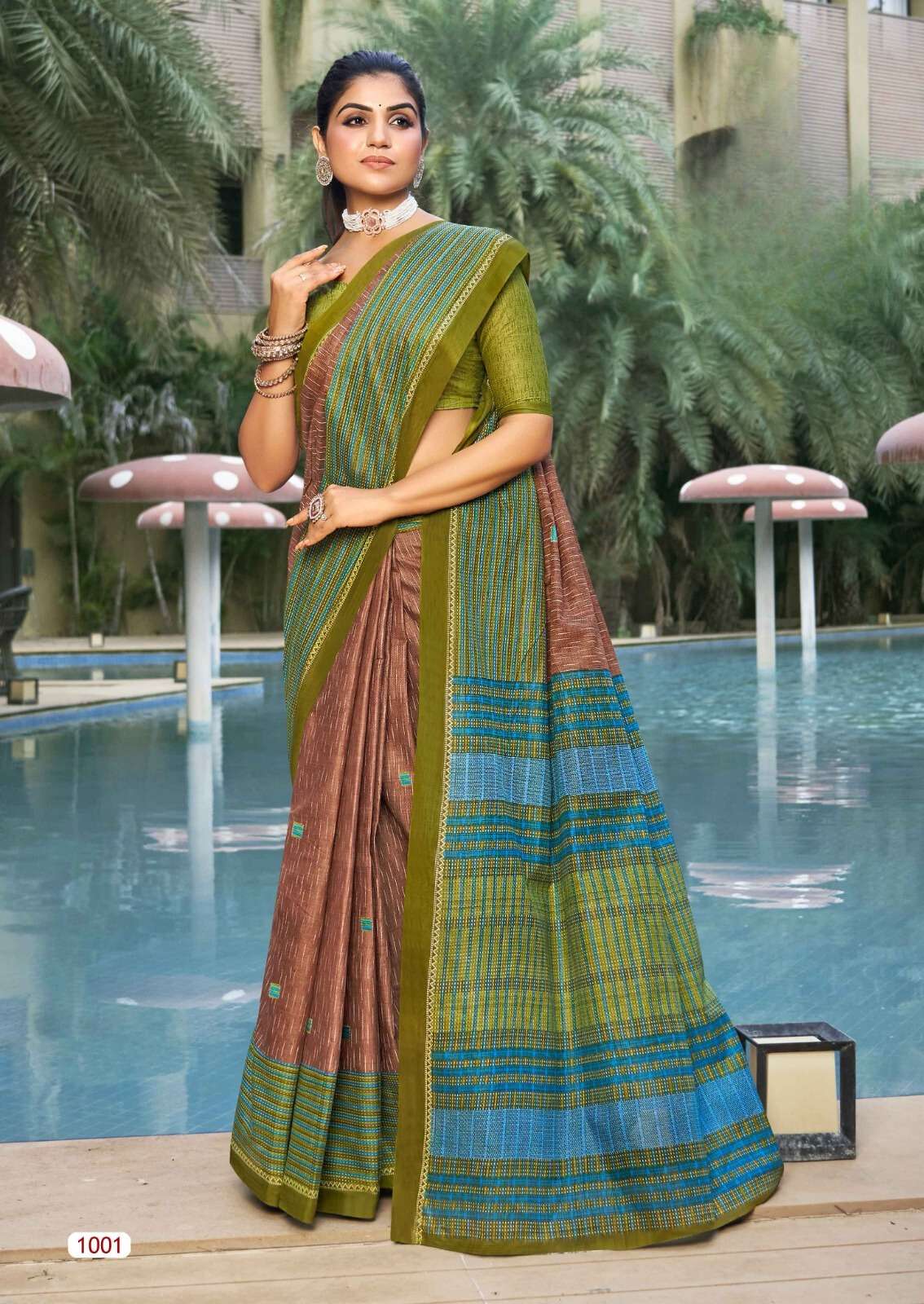 pure cotton dailywear saree cotton saree pure cotton nayantara vol 1 sarees fabric pure cotton 10 designs  package contains saree n blouse 