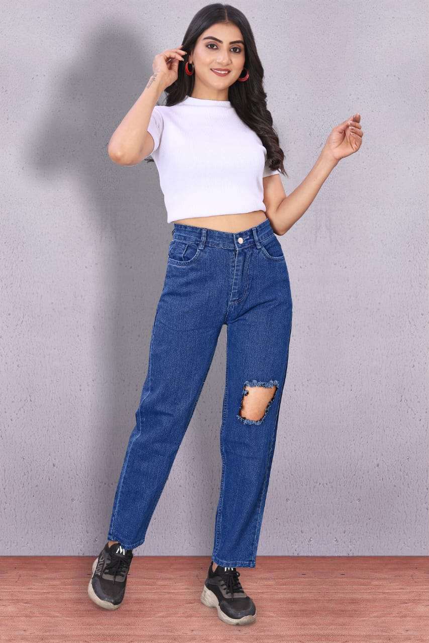westernwear jeans wellcome to the  denim  bottom hub bottom wear mom fit funky jeans pattern funky mom fit jeans fabric denim stretchable colours 3 stone blue dark blue n black 
