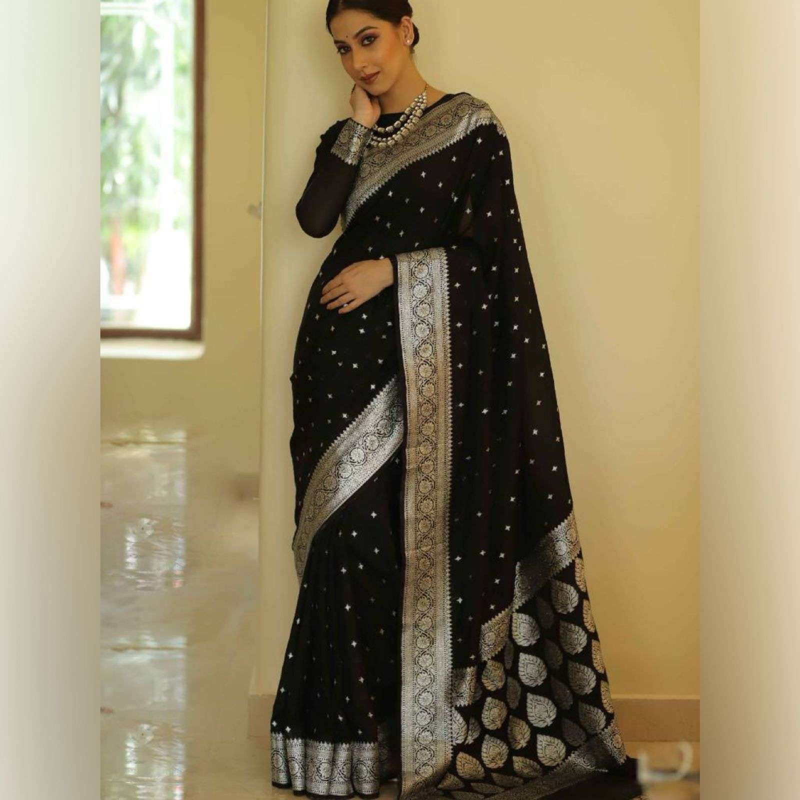 first time in marker salb weaving now new in market special lilan soft cotton fabric fabric soft lilan slab attractive charmfull black colour saree 