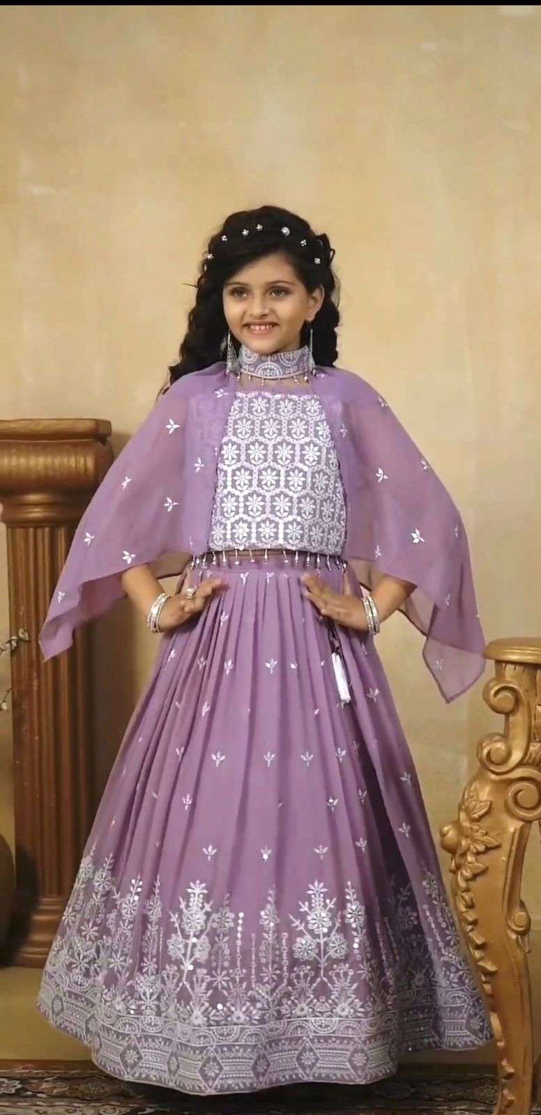 kids wear lehenga Designer Heavy Fox Georgette With Embroidered Sequence work Lehenga Choli With Dupatta Ready To Wear Collection 3 year to 15 year kids girls wear indian lehenga  
