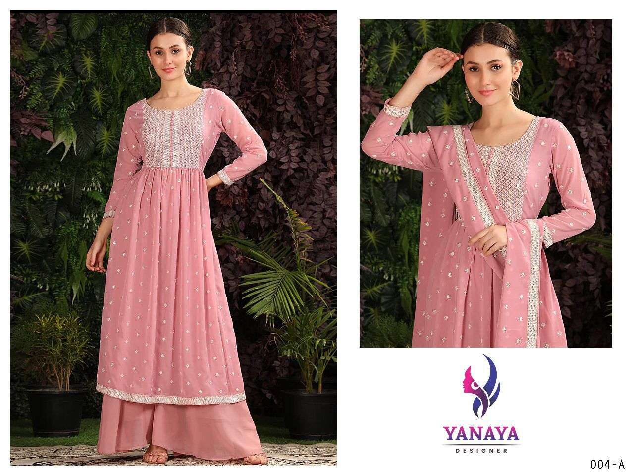 launching new party wear readymade collection yd 004 4 colour nairacut anarkali suit pakistani readymade suit collection readymade suit 