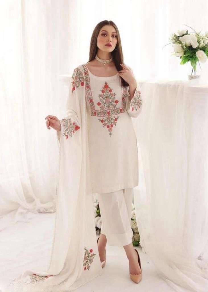 white colour readymade suit new comes in alia cut lights brand piece catslogue name bichchhu alia with angrakha style muslin aliacut suit set   
