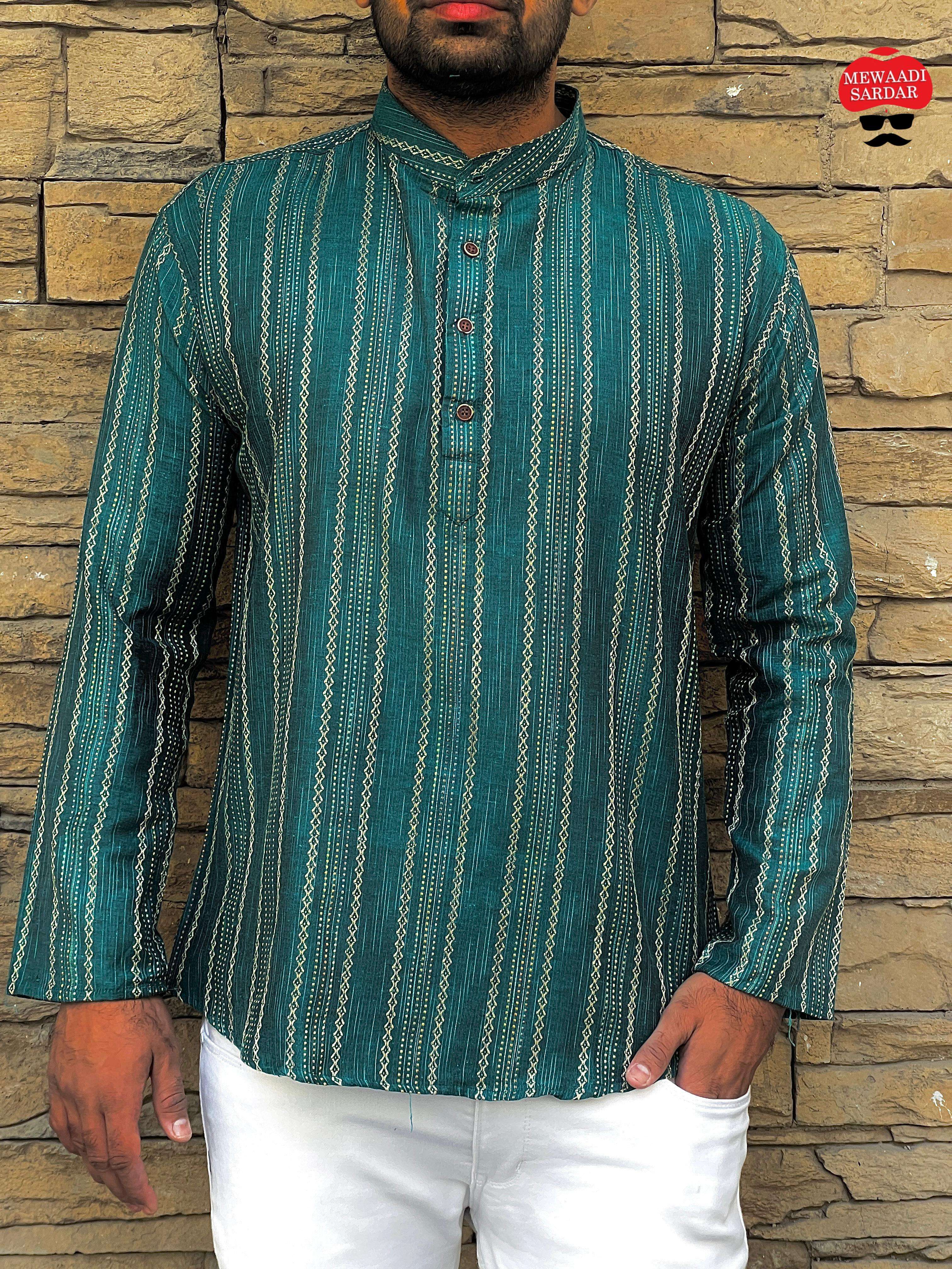 leo 2 by mewaadi sardar hit colours collection full sleeves short length kurta fabric khadhi pure soft cotton mens wear kurta short shirt style kurta 