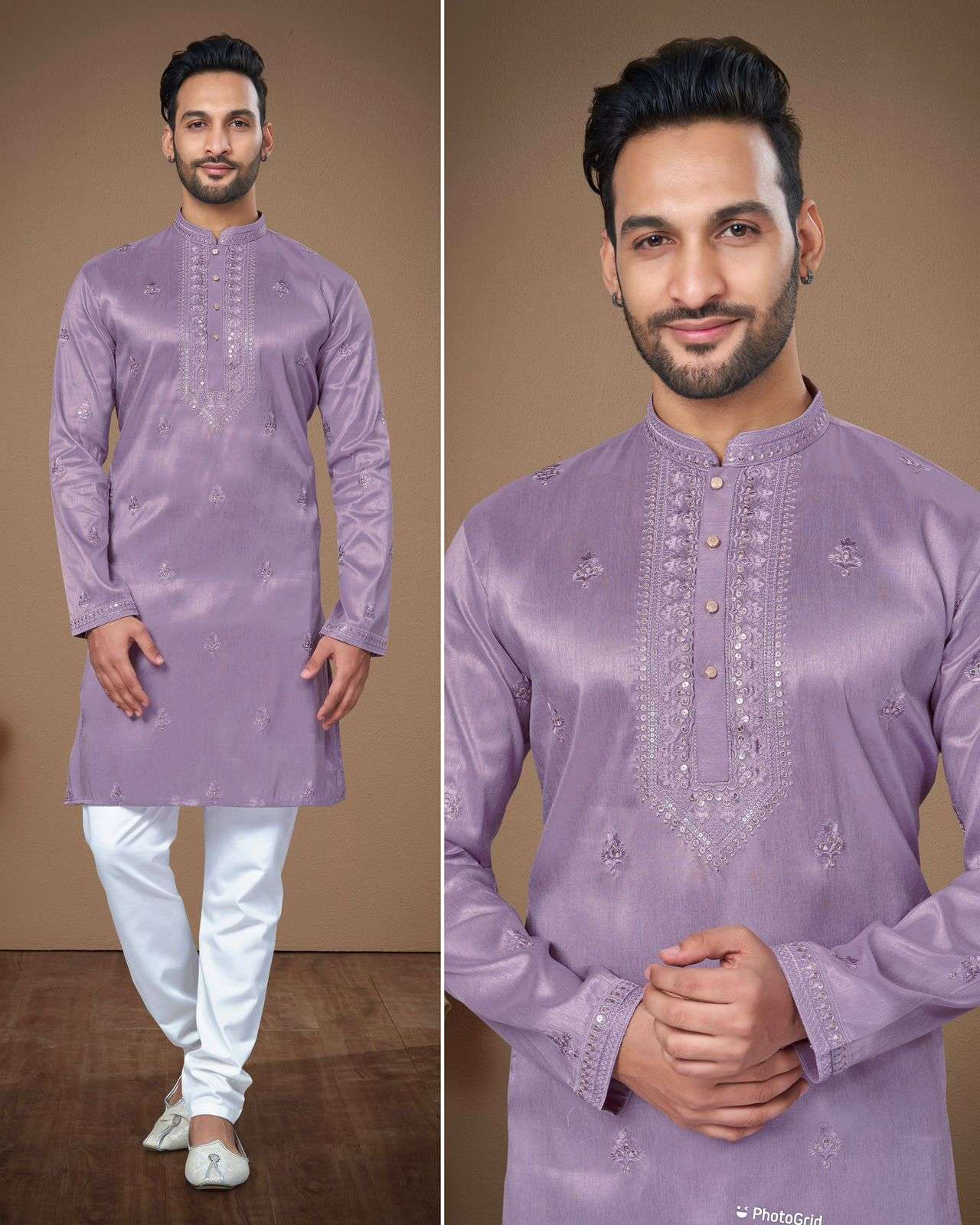 nawab premium ethnic wear collection fabric heavy super silk with heavy embroidery work mens wear kurta pyjama pyjama raymond cotton 36 to 46 size 