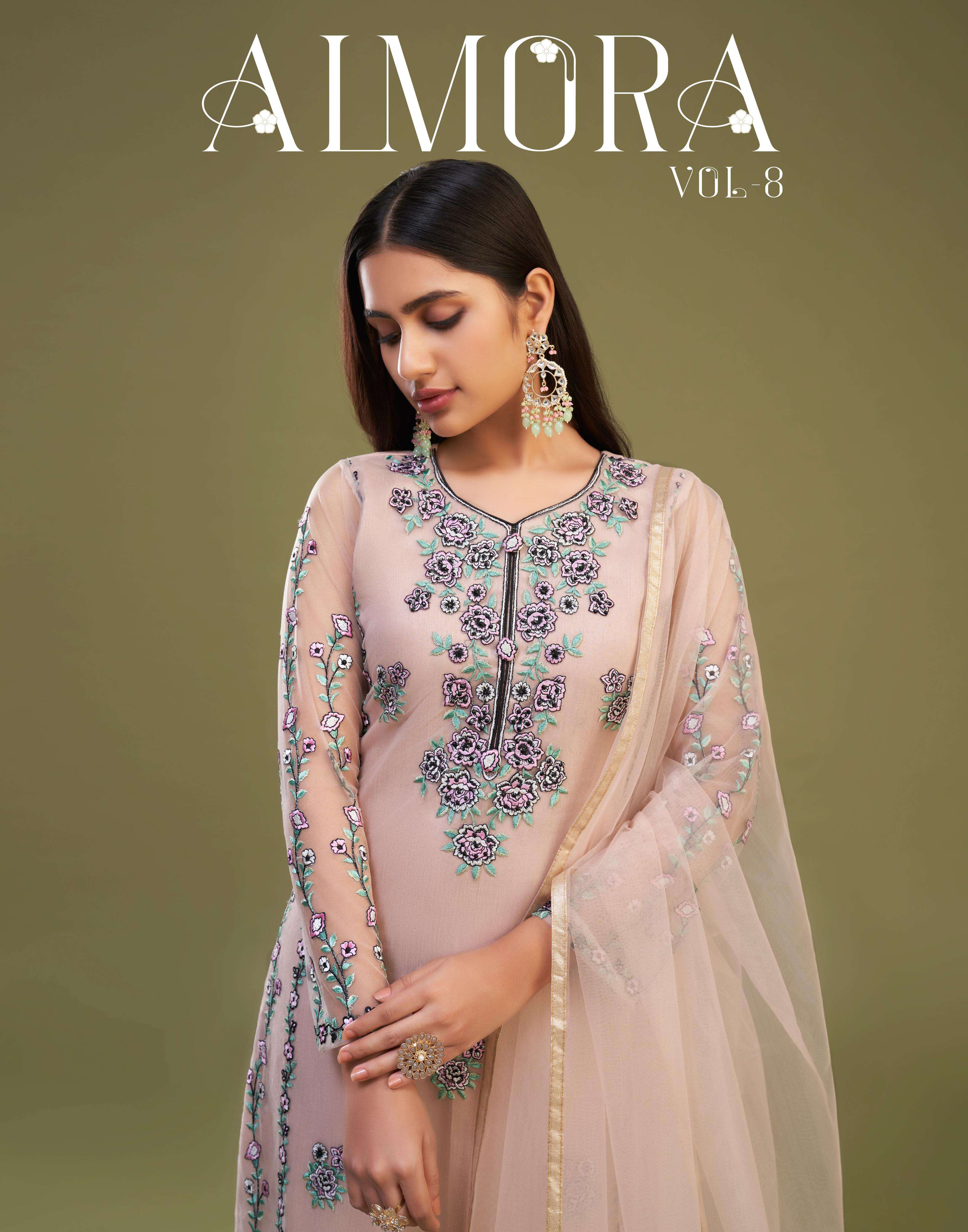 alizeh official our new premium straight collection catalogue almora vol 8 series 3030 to 3033 stylish and colorful collection to brighten up your occasions 