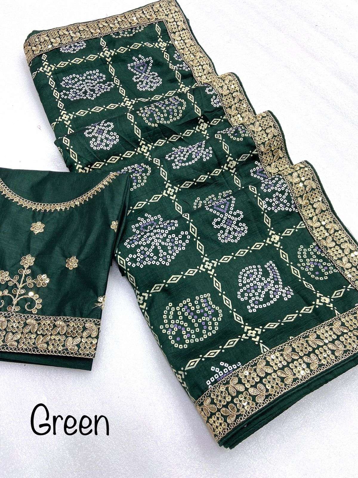 heavy vhichitra blooming saree with beautiful  khadi print in whole saree nd 5 mm seqance border with coding lace n sequnce work designer saree 