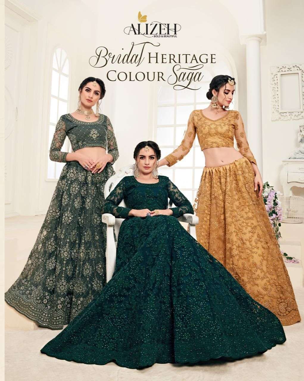 heavy lehenga alizeh official festive n wedding lehenga collection bridal heritage colour saga vol 1 festivities presenting our signature collection of heavy lehenga