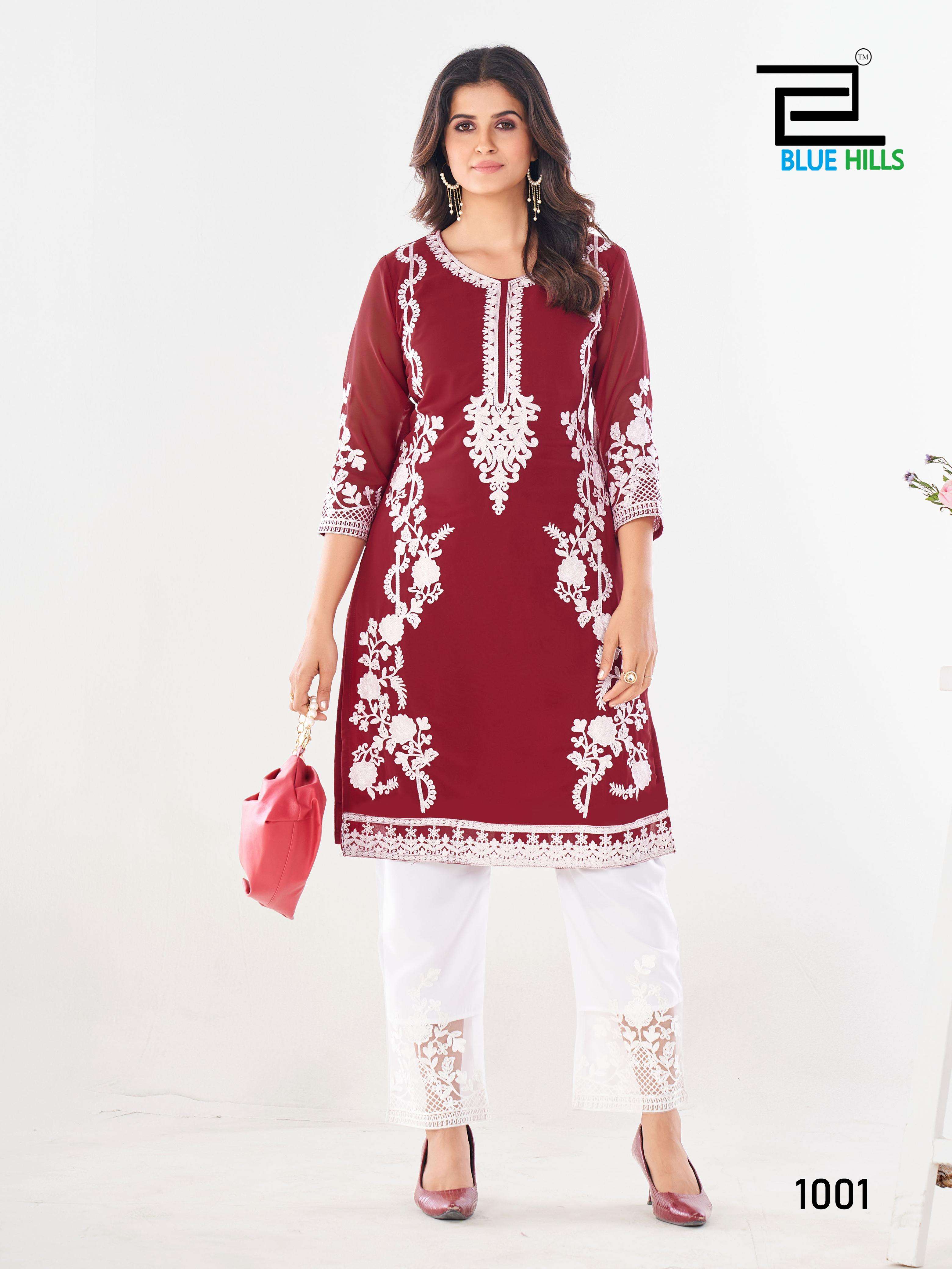 noori heavy embroidery work straight kurti with pant fabric details top heavy georgette with inner crepe heavy embroidery work pant malai silk embroidery work border