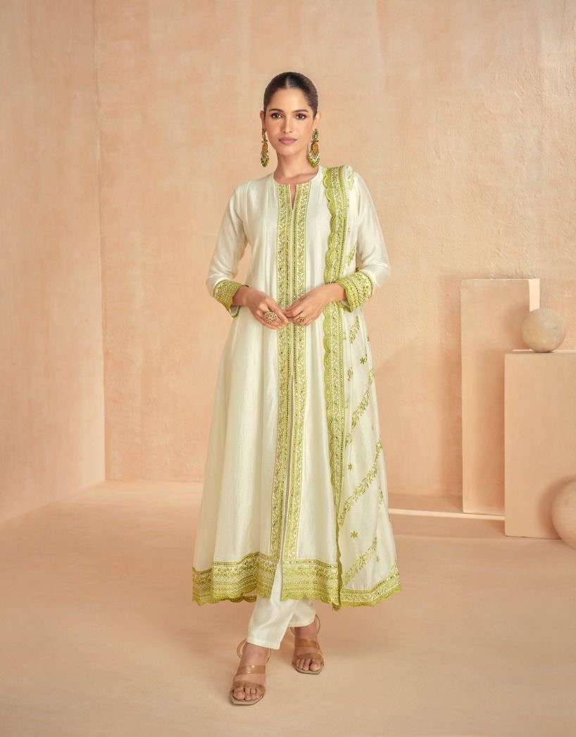 aashirwaad creation catalogue rubal series 10125 to 10127 top premium silk free size stitched bottom premium silk free size stitched duptta premium silk
