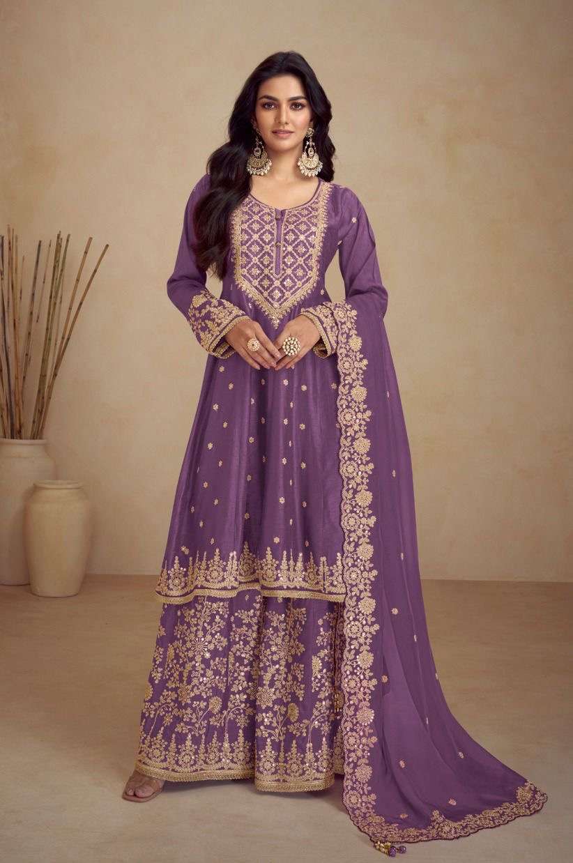 gulkarya designer catalogue rihaana series 7467 a to 7467 c top real chinon dupatta real chinon plazoo real chinon note free size stitched designer partywear dresses