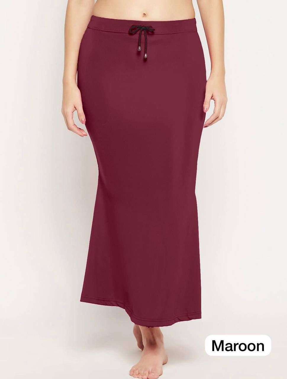 saree shapewear fish tail stretchable waist and skinny fit will make you look perfect and gives a perfect shape to women fabric heavy stretchable lycra size waist m to xxl