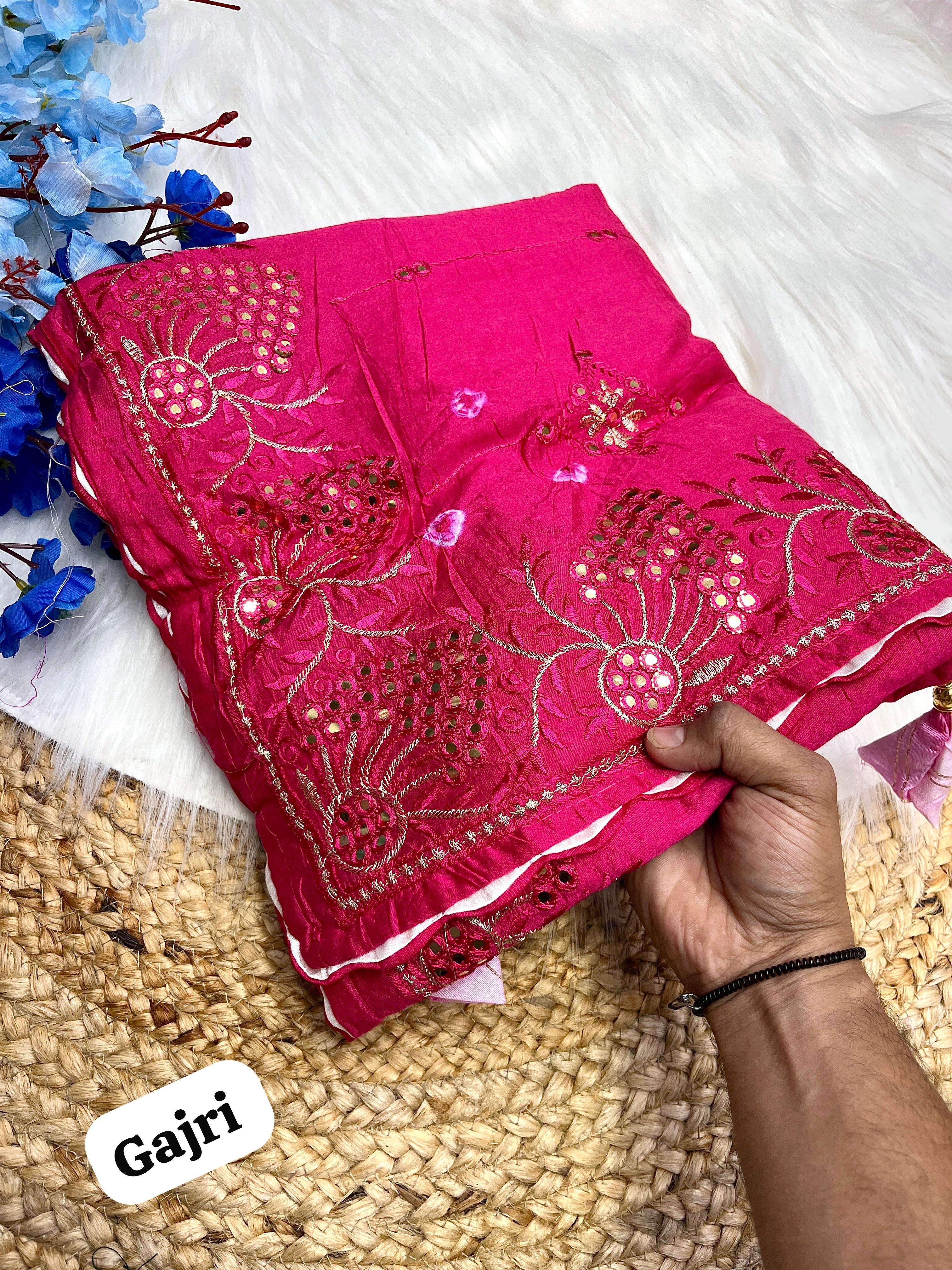 fabric n details beautiful soft cotton fabric saree with sibori in whole saree heavy cpallu mirror thread nd zari work with rich look border blouse soft chanderi sibori blouse