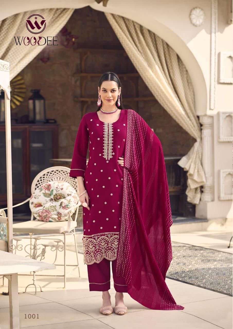raashi brand is providing you good quality, creations or you are getting at a good price 3 pcs concept brand woodee catalogue raashi design 6 readymade dresses 