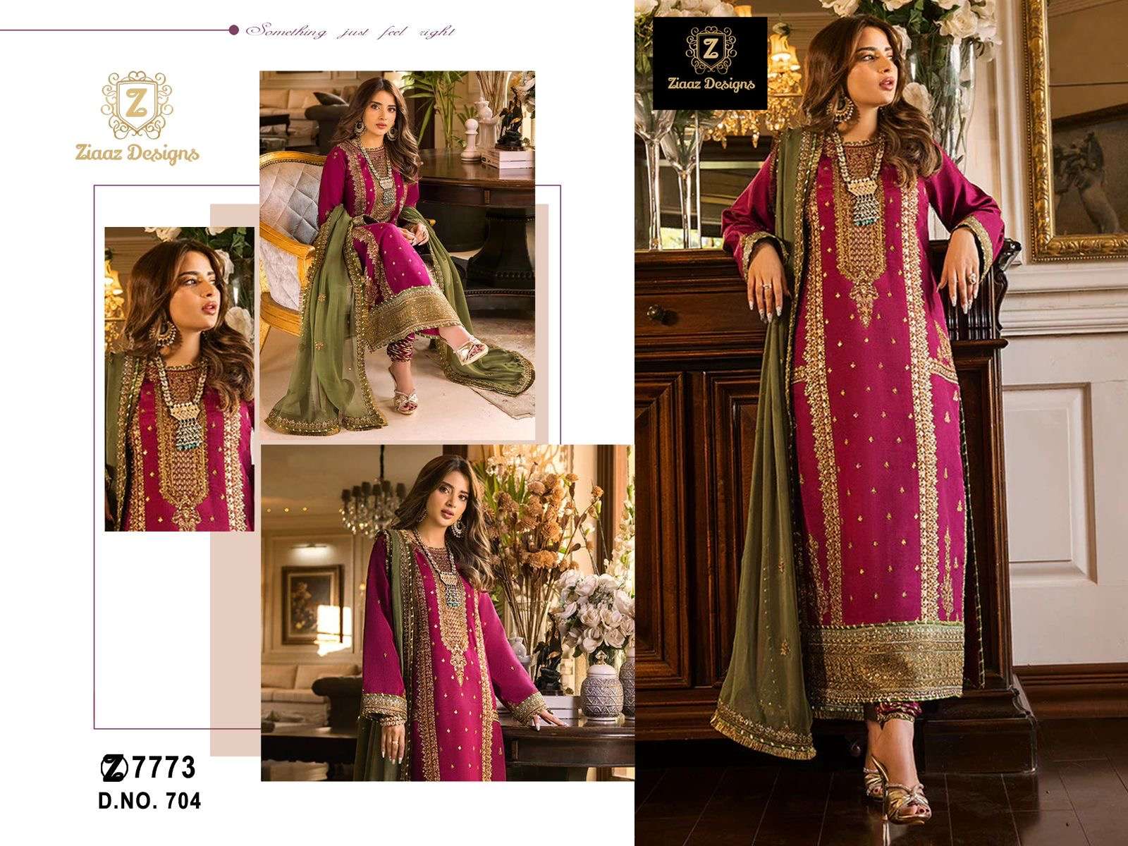 ziaaz designs brand that speaks for itself code 704 semi stitched pure 9000 velvet semi stitched outfit with beautiful embroidery velvet unstitch bottoms velvet embroidered full size dupattas